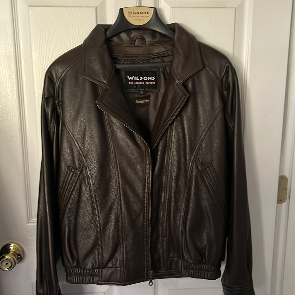 Wilson’s Brown Leather Jakcet
